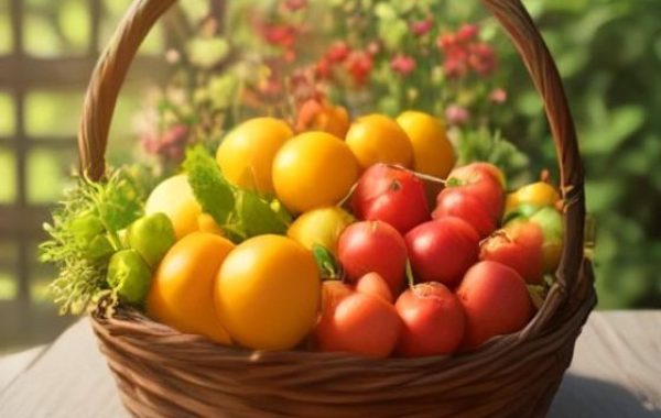 A basket of fresh garden vegetables — memoirs and personal growth
