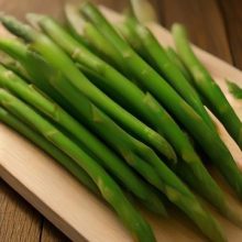 A bundle of fresh asparagus